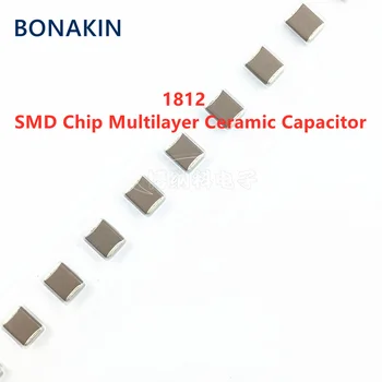 10шт 1812 105 К 100 В 250 В 500 В 630 В 1 МКФ X7R 10% SMD-чип Многослойный керамический конденсатор