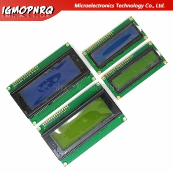 1ШТ LCD2004 + I2C 1602 2004 20x4 2004A Синий/Зеленый экран с ЖК-дисплеем/с Модулем Адаптера последовательного интерфейса IIC/I2C для arduino