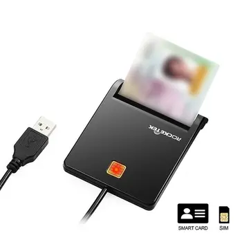 2024 USB-считыватель смарт-карт micro SD / TF банк удостоверений личности электронный клонирующий адаптер sim-карты гражданина ДНР