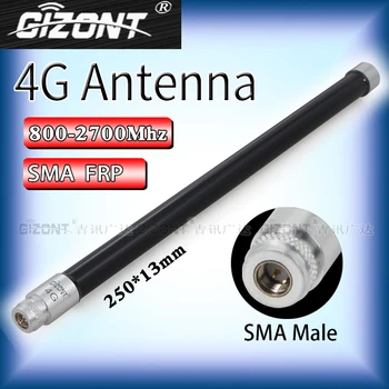 4G антенна всенаправленная FRP антенна с высоким коэффициентом усиления SMA мужская головка GSM / 3G / 2.4 G / WIFI 800-2700 МГц наружная водонепроницаемая антенна