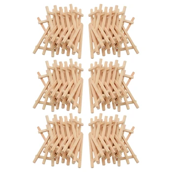 72 упаковки мини-деревянного мольберта-дисплея Набор деревянных мольбертов для рисования, создания небольших проектов акриловым маслом