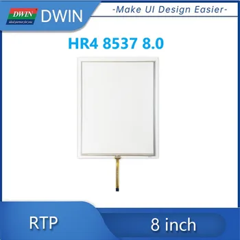 DWIN 8-дюймовый 141,0 мм * 183,0 мм * 1,4 мм четырехпроводной резистивный сенсорный экран