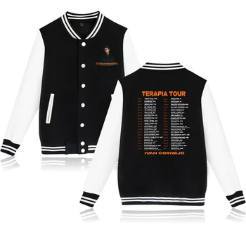 Бейсбольная куртка Ivan Cornejo Terapia Tour 2023, женская мужская куртка-бомбер, верхняя одежда, уличная форма для бейсбола в стиле хип-хоп колледжа