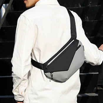 Высококачественные нейлоновые водонепроницаемые мужские поясные сумки Фирменный дизайн Хитовый цвет Поясные сумки унисекс Повседневная дорожная нагрудная сумка через плечо