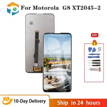 Дисплей для Motorola Moto G8 Замена ЖК-экрана Сенсорный Дисплей Дигитайзер в сборе для Motorola Moto G8 XT2045-1 XT2045-2 LCD