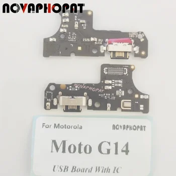 Для Motorola Moto G14 USB док-станция зарядное устройство разъем для подключения микрофона плата для зарядки микрофона с IC