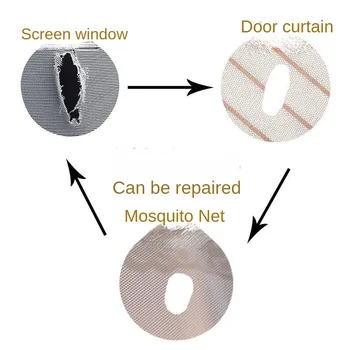 Комбинированный экран для ремонта окон и дверей с москитной сеткой и марлевой сеткой - идеальное решение для дома, свободного от насекомых
