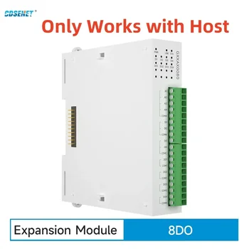Модуль удаленного ввода-вывода Расширения RS485 Ethernet 8DO CDSENET GXXAX0080 с Аналоговым Коммутатором Modbus TCP RTU Работает с Хостом