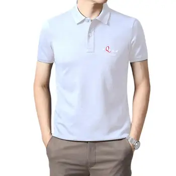 Мужская одежда для гольфа Qanon White Rabbits Jump Through Red Q Wwg1Wga, черная уличная одежда, Забавная футболка-поло для мужчин