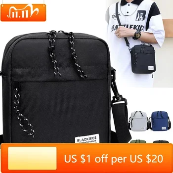 Мужская сумка-ранец, высококачественные мужские диагональные мини-сумки через плечо, многофункциональная сумка для мобильного телефона, спортивная сумка на открытом воздухе