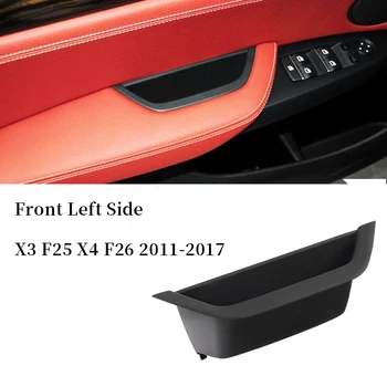 Накладка на внутреннюю дверную ручку салона автомобиля, совместимая с Bmw F25 F26 X3 X4 2011-2017, передняя левая сторона