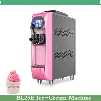 Небольшая настольная машина для производства замороженного йогурта, Коммерческая машина для производства мягкого мороженого, Высокоэффективная машина для производства мороженого с фруктами