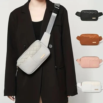 Новая однотонная нагрудная сумка, женская уличная повседневная мода, сумка через плечо, нагрудные сумки для мобильных телефонов, Женские кошельки для монет