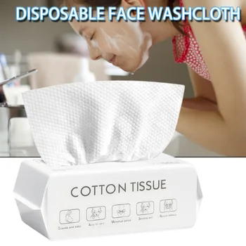 Новое одноразовое полотенце для мытья лица, 1 пакет, Сухое Влажное полотенце для чистки лица, быстро впитывающее влагу, инструменты для чистки полотенец из домашнего текстиля
