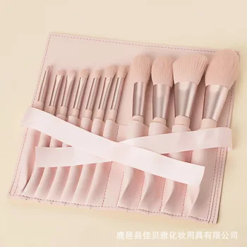 Новый продукт 11 розовых кистей для макияжа Sakura pink makeup brush set полный набор