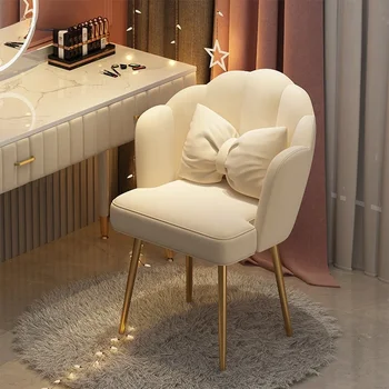 Официальный стул для макияжа HOOKI в скандинавском стиле, легкий роскошный туалетный столик, Интернет-знаменитость, стул со спинкой, Девушка, Прекрасная спальня, Современный М
