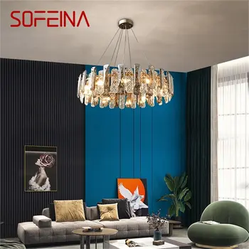 Подвесной светильник SOFEINA Crystal в постмодернистском стиле, роскошный светодиодный светильник, декоративный для дома, гостиной