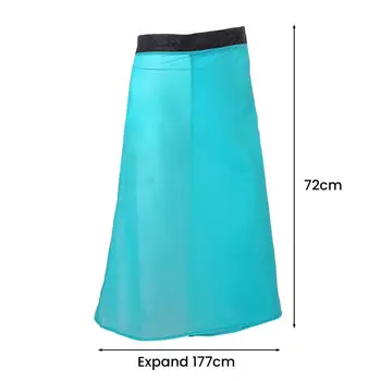 Полезный ультралегкий Тонкий аксессуар для дождевой юбки Упаковываемая юбка-ветрозащита Для активного отдыха Юбка-дождевик для активного отдыха