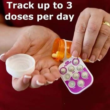 Поппер для таблеток, 1 шт., устройство для отслеживания дозы лекарств, многоразовый органайзер для таблеток, альтернатива