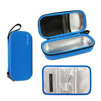 Портативная сумка для хранения инсулина в замороженном виде EVA, карманная сумка-холодильник для лекарств, морозильная камера для людей с диабетом