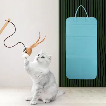 Сумка для хранения игрушек для домашних животных Эффективные решения для хранения игрушек-палочек-дразнилок для кошек, подвесные сумки для организации аксессуаров для домашних животных, экономящие место