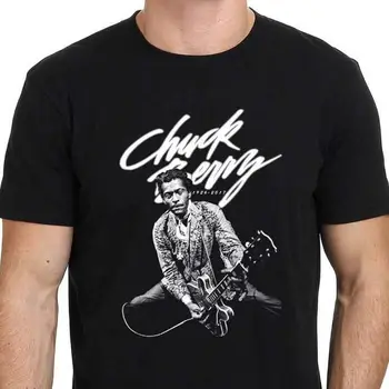 Футболка Chuck Berry Rock and Roll Legend Новая футболка для мужчин