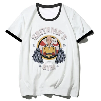 Футболка One Punch Man, женская футболка-манга, одежда для девочек из комиксов y2k манга