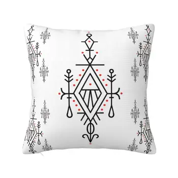 Чехол для подушки с рисунком Amazigh Kabyle 45x45 см, домашний декоративный принт, геометрическая Традиционная подушка для автомобиля, двусторонняя