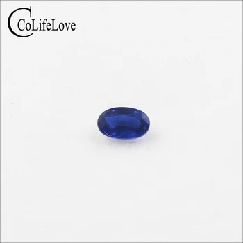 драгоценный камень Королевский синий сапфир 3 мм * 5 мм 100% настоящий натуральный ярко-синий сапфир Сыпучий драгоценный камень